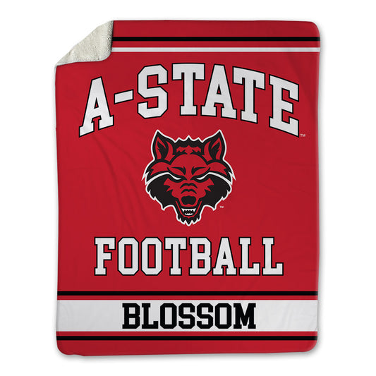 Arkansas State - NCAA Football : Ronnie Blossom - Blanket-0