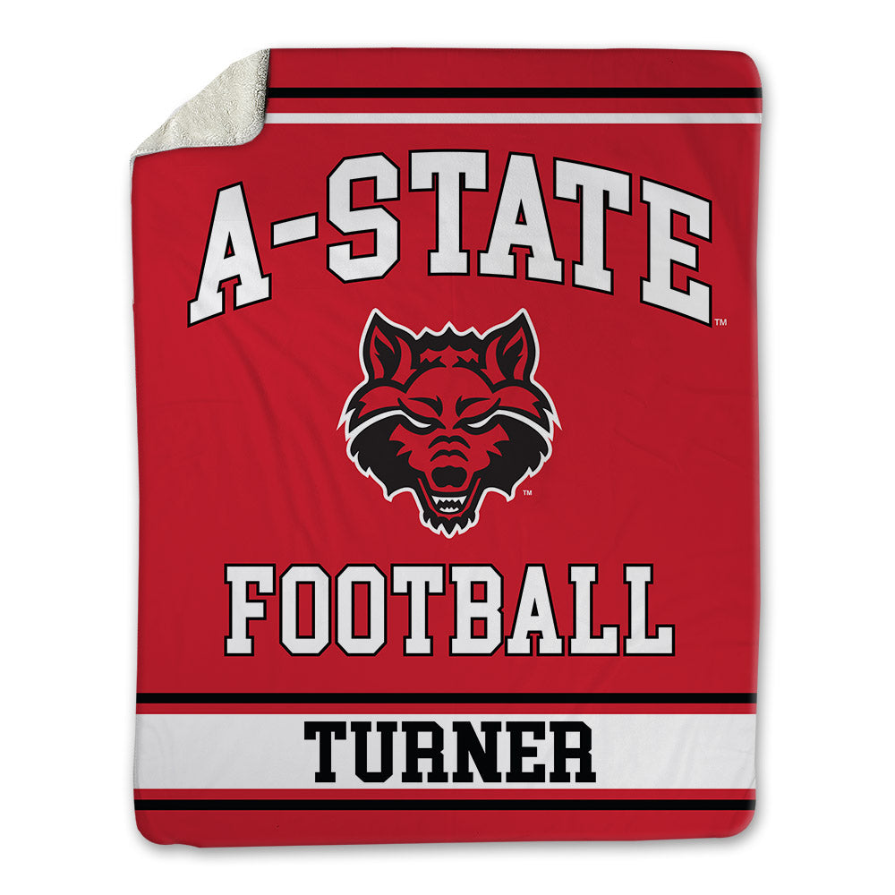 Arkansas State - NCAA Football : Rasheem Turner - Blanket-0