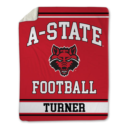 Arkansas State - NCAA Football : Rasheem Turner - Blanket-0