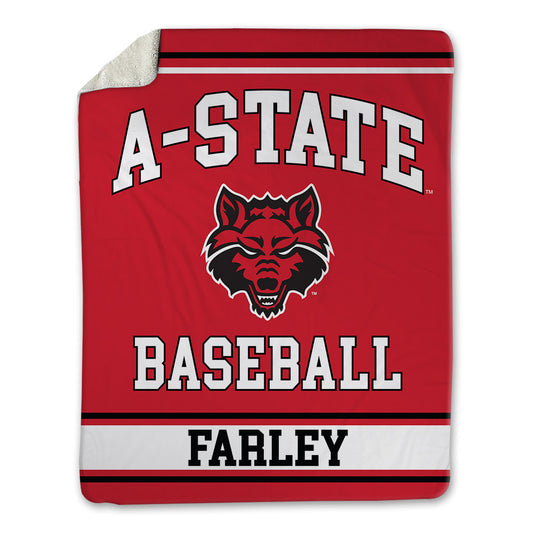 Arkansas State - NCAA Baseball : Dylan Farley - Blanket-0