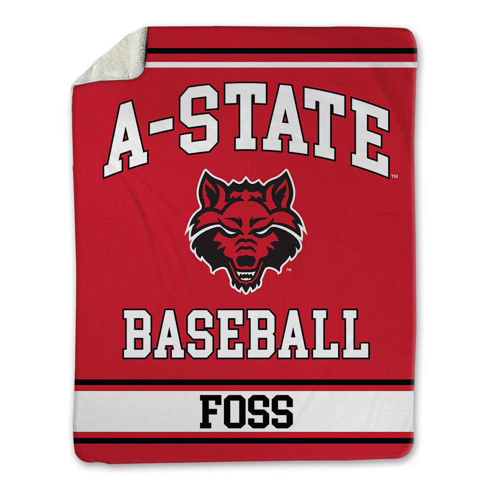 Arkansas State - NCAA Baseball : Brett Foss - Blanket-0