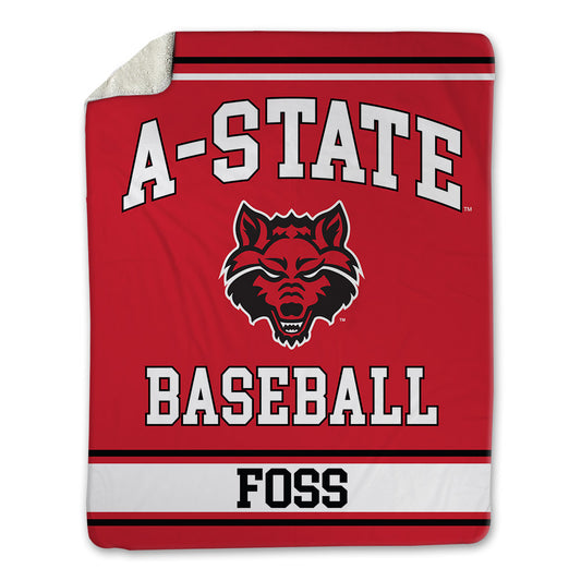 Arkansas State - NCAA Baseball : Brett Foss - Blanket-0