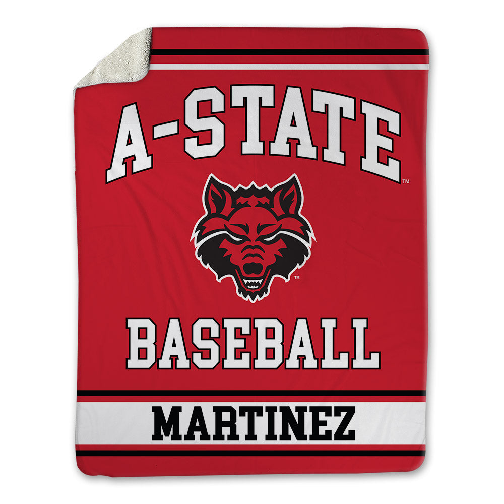 Arkansas State - NCAA Baseball : Derek Martinez - Blanket-0