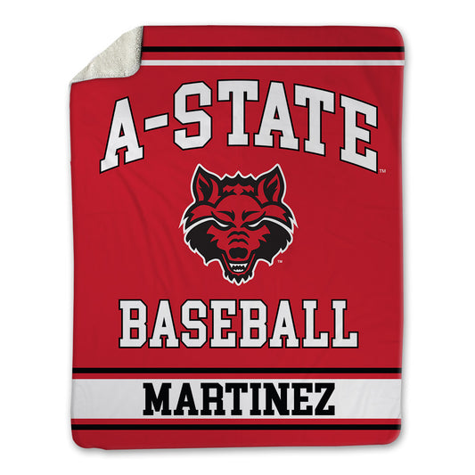 Arkansas State - NCAA Baseball : Derek Martinez - Blanket-0