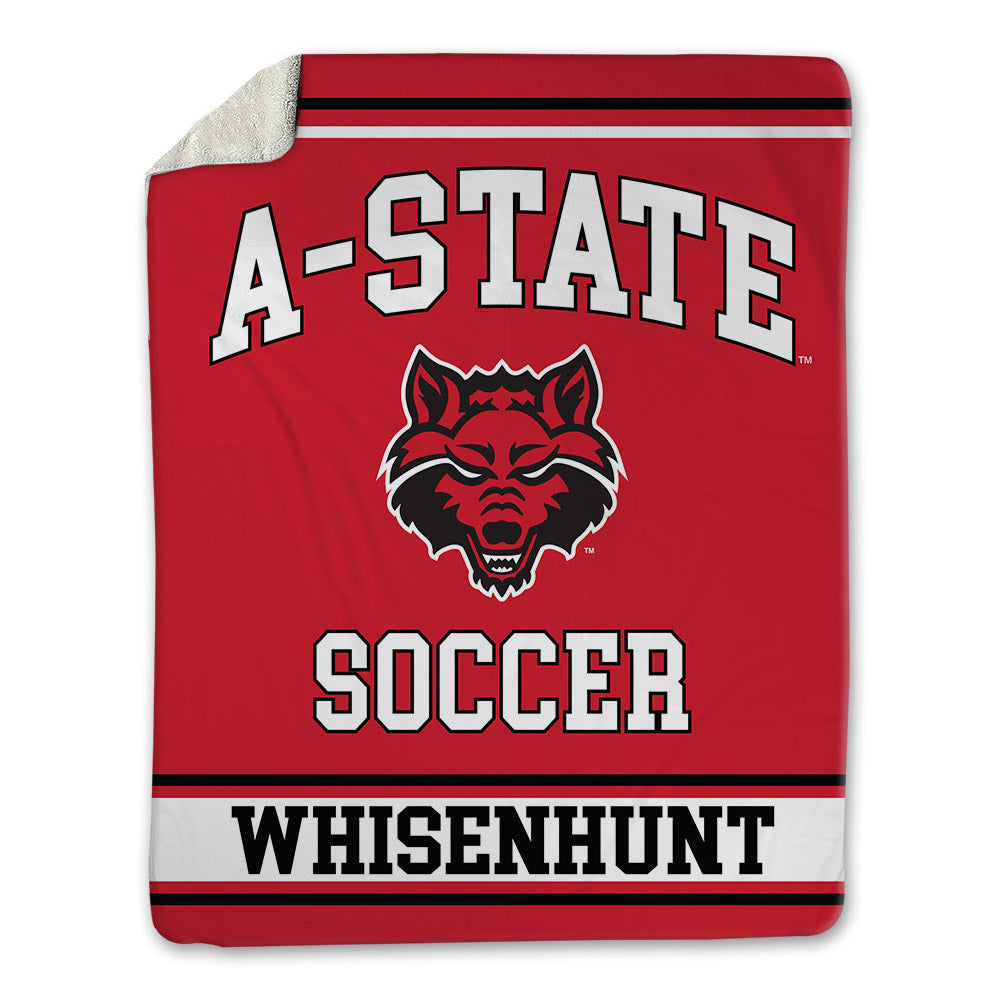 Arkansas State - NCAA Women's Soccer : Riley Whisenhunt - Blanket-0