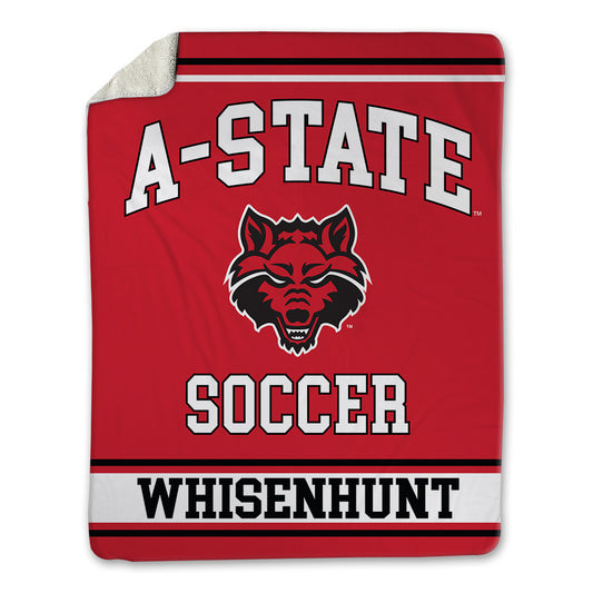Arkansas State - NCAA Women's Soccer : Riley Whisenhunt - Blanket-0