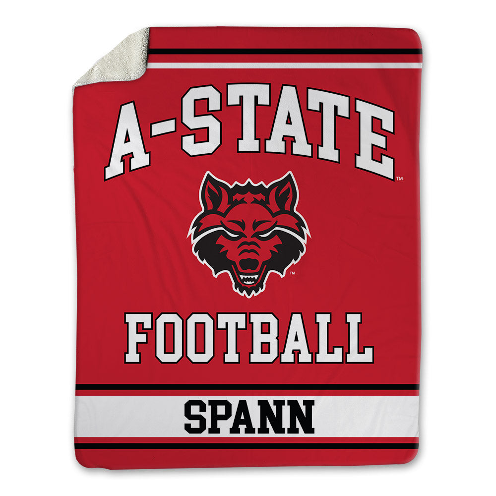 Arkansas State - NCAA Football : Tj Spann - Blanket-0