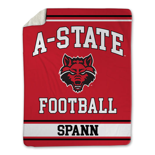 Arkansas State - NCAA Football : Tj Spann - Blanket-0