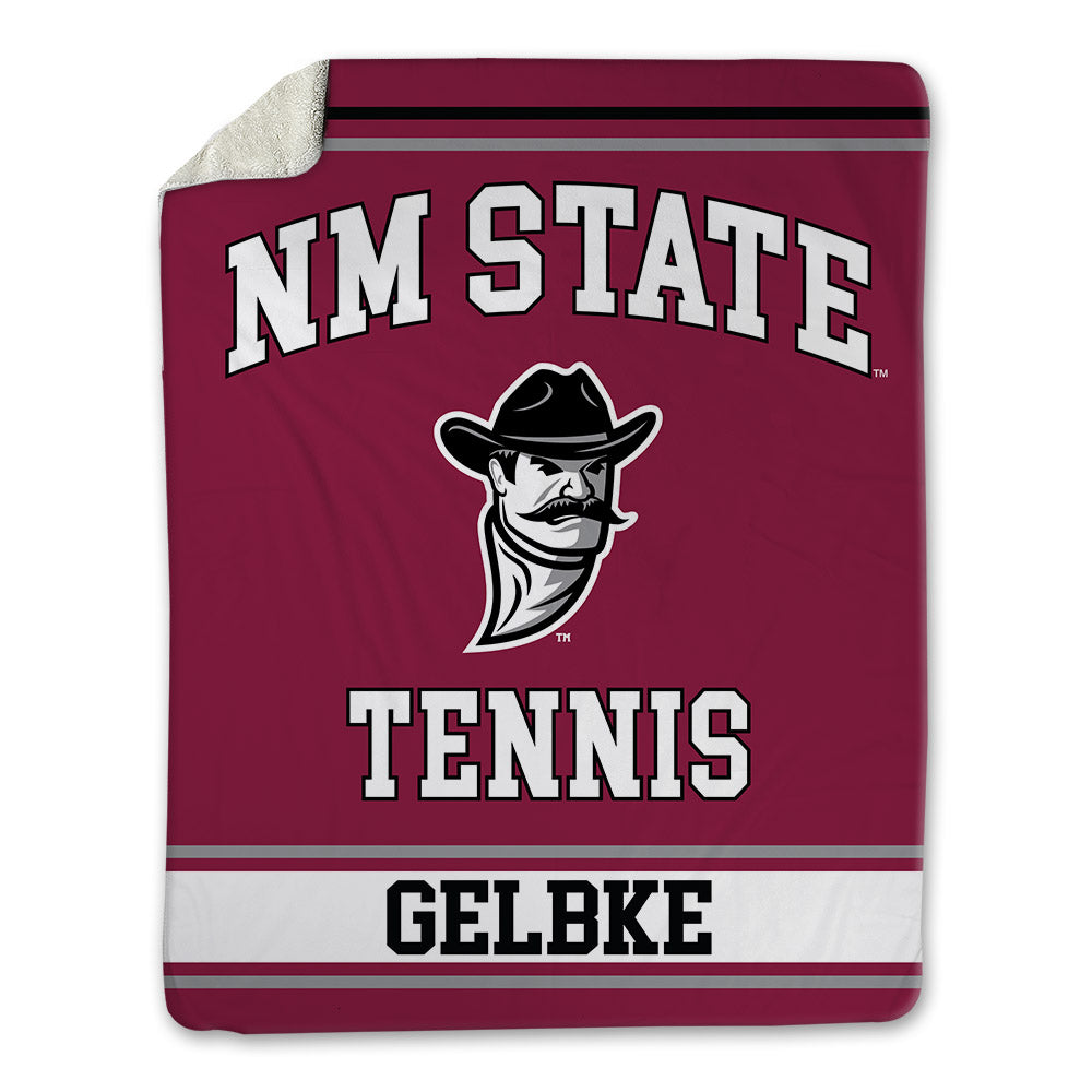 NMSU - NCAA Women's Tennis : Mariella Gelbke - Blanket-0