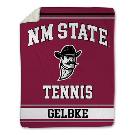 NMSU - NCAA Women's Tennis : Mariella Gelbke - Blanket-0