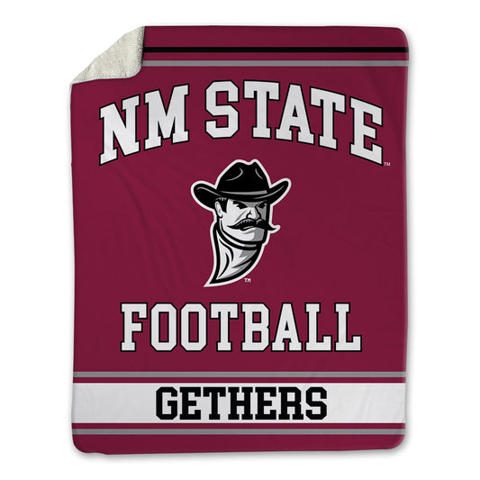 NMSU - NCAA Football : Tory Gethers - Blanket-0