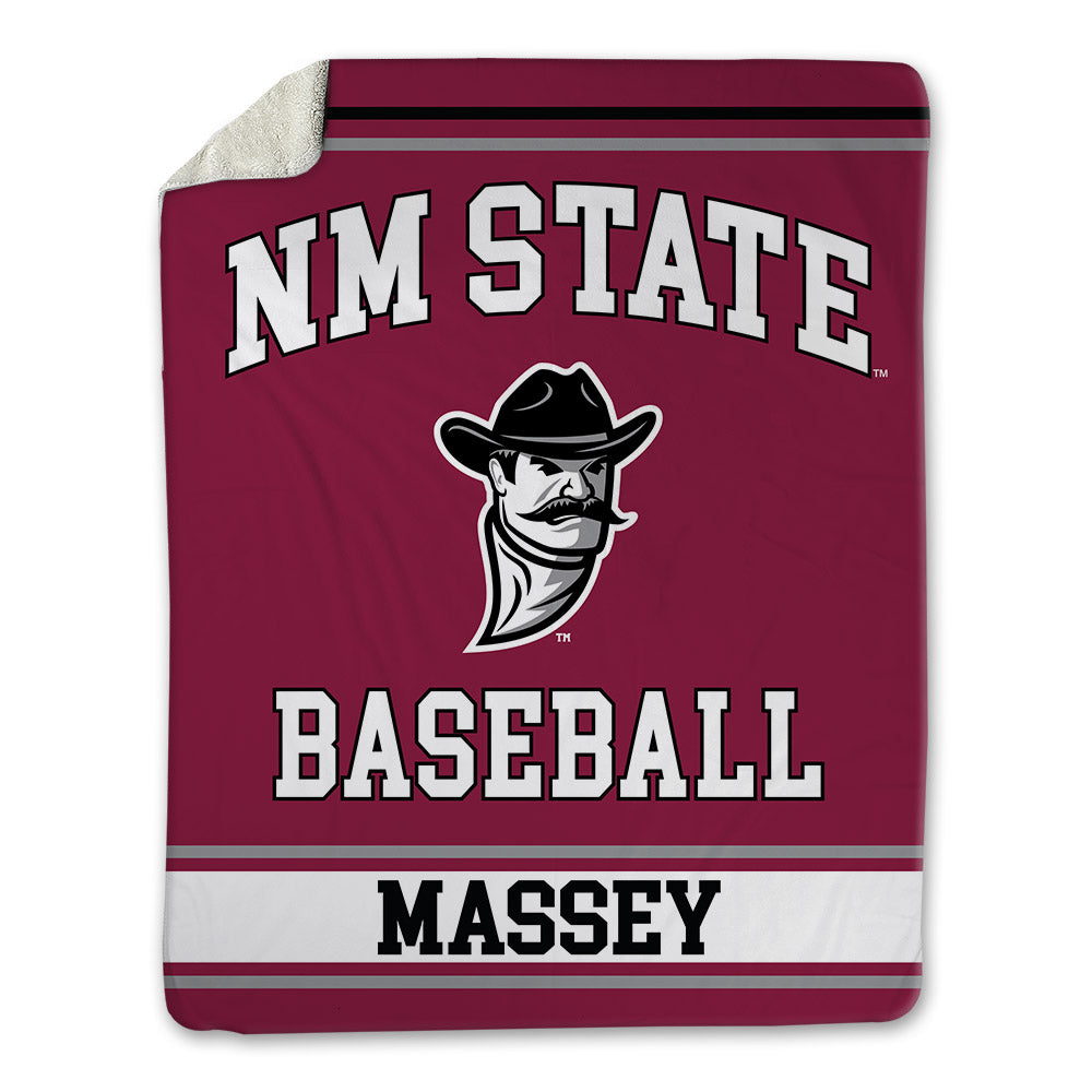NMSU - NCAA Baseball : Noah Massey - Blanket-0