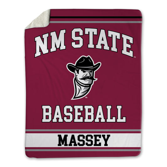 NMSU - NCAA Baseball : Noah Massey - Blanket-0