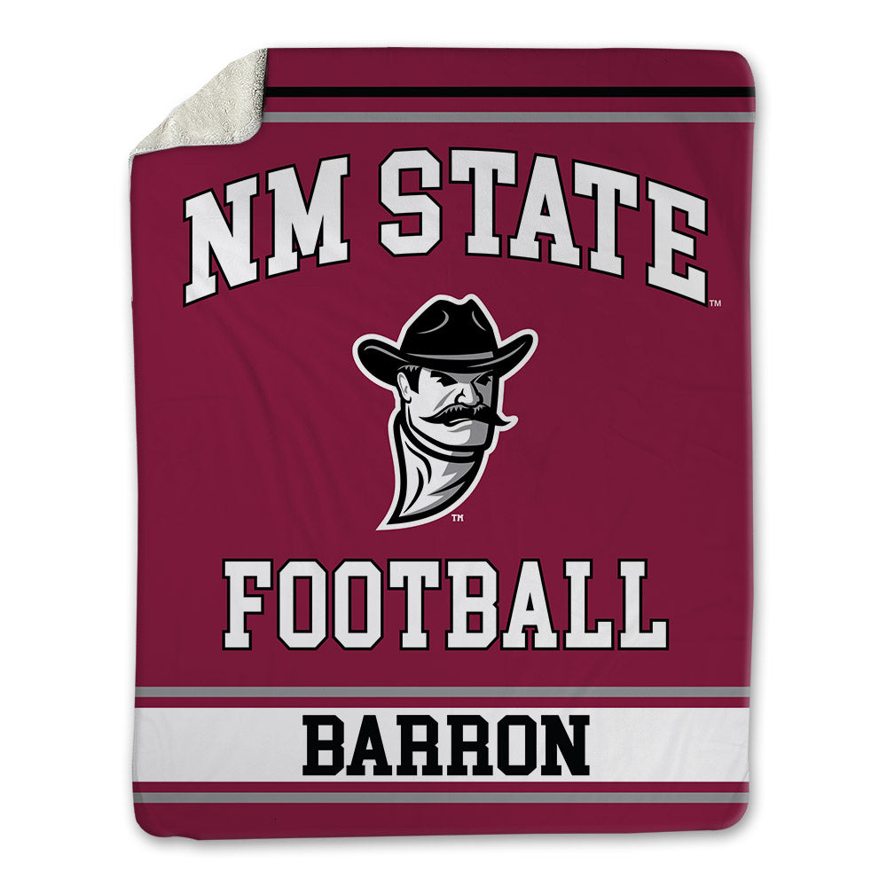 NMSU - NCAA Football : Chance Barron - Blanket-0