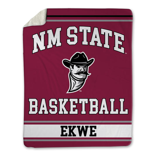 NMSU - NCAA Men's Basketball : Augustine Ekwe - Blanket-0