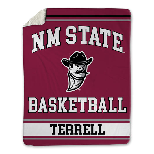 NMSU - NCAA Men's Basketball : Chris Terrell - Blanket-0