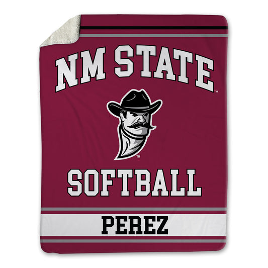 NMSU - NCAA Softball : Destiny Perez - Blanket-0