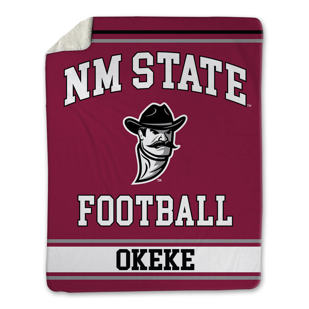 NMSU - NCAA Football : Obinna Okeke - Blanket-0