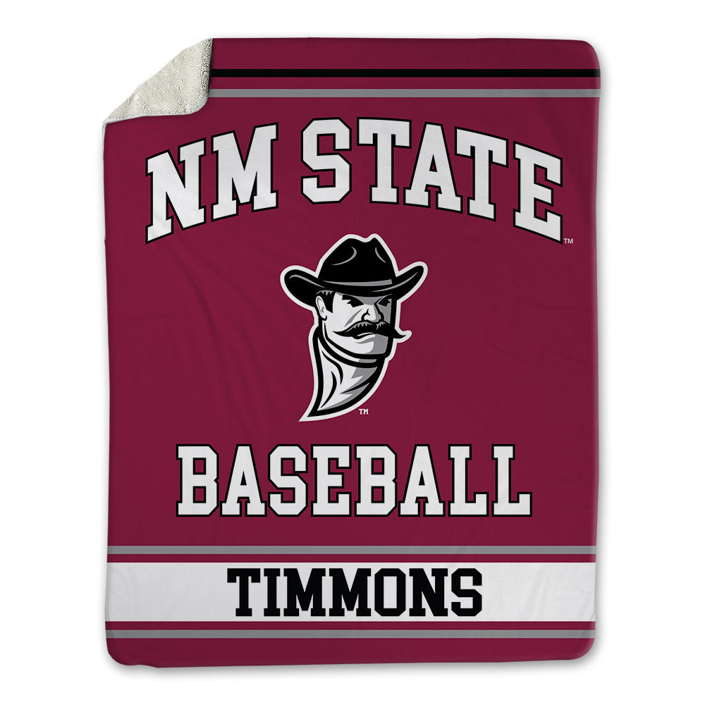 NMSU - NCAA Baseball : Carson Timmons - Blanket-0