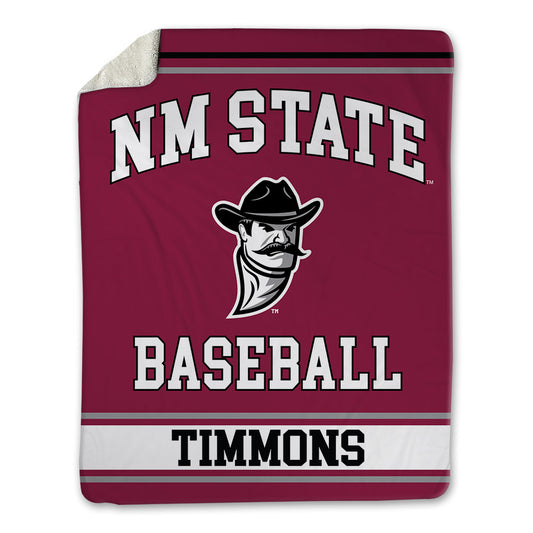 NMSU - NCAA Baseball : Carson Timmons - Blanket-0