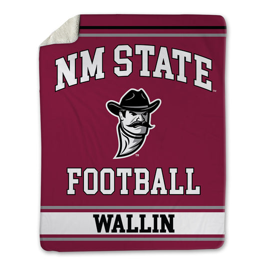 NMSU - NCAA Football : Nathan Wallin - Blanket-0