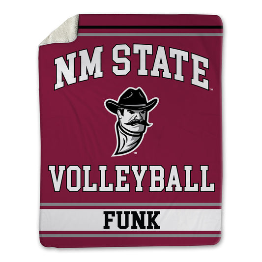 NMSU - NCAA Women's Volleyball : Katie Funk - Blanket-0