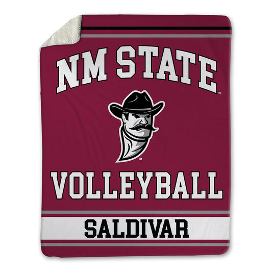 NMSU - NCAA Women's Volleyball : Lilliana Saldivar - Blanket-0