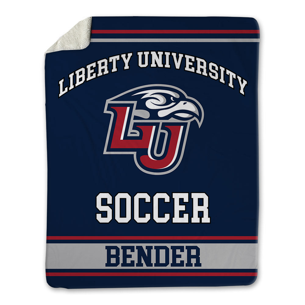 Liberty - NCAA Men's Soccer : Cade Bender - Blanket-0