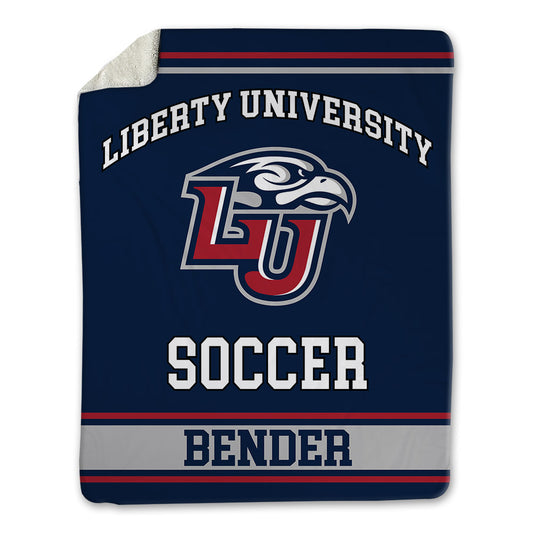 Liberty - NCAA Men's Soccer : Cade Bender - Blanket-0