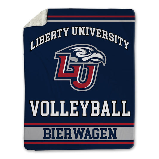 Liberty - NCAA Women's Volleyball : Alison Bierwagen - Blanket-0