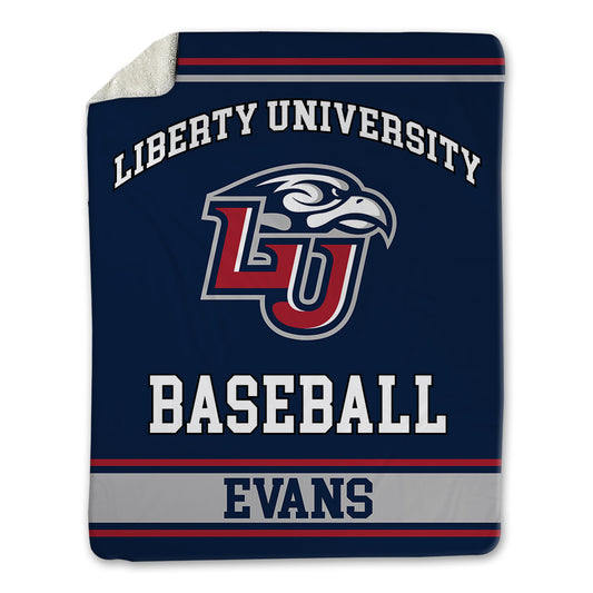 Liberty - NCAA Baseball : Jackson Evans - Blanket-0