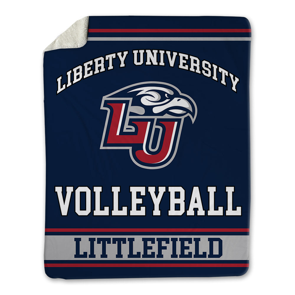 Liberty - NCAA Women's Volleyball : Molly Littlefield - Blanket-0