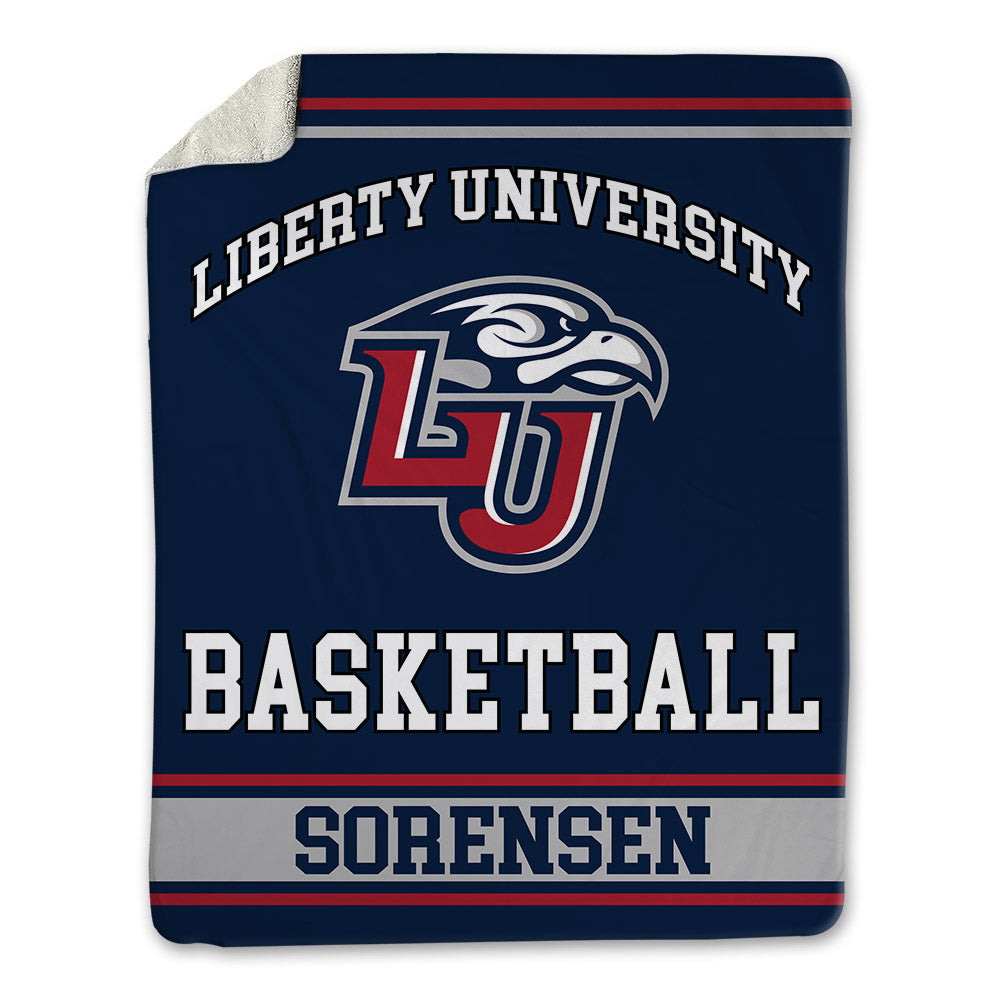 Liberty - NCAA Men's Basketball : Torr Sorensen - Blanket-0