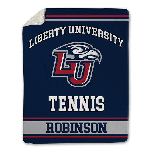 Liberty - NCAA Men's Tennis : Chase Robinson - Blanket-0