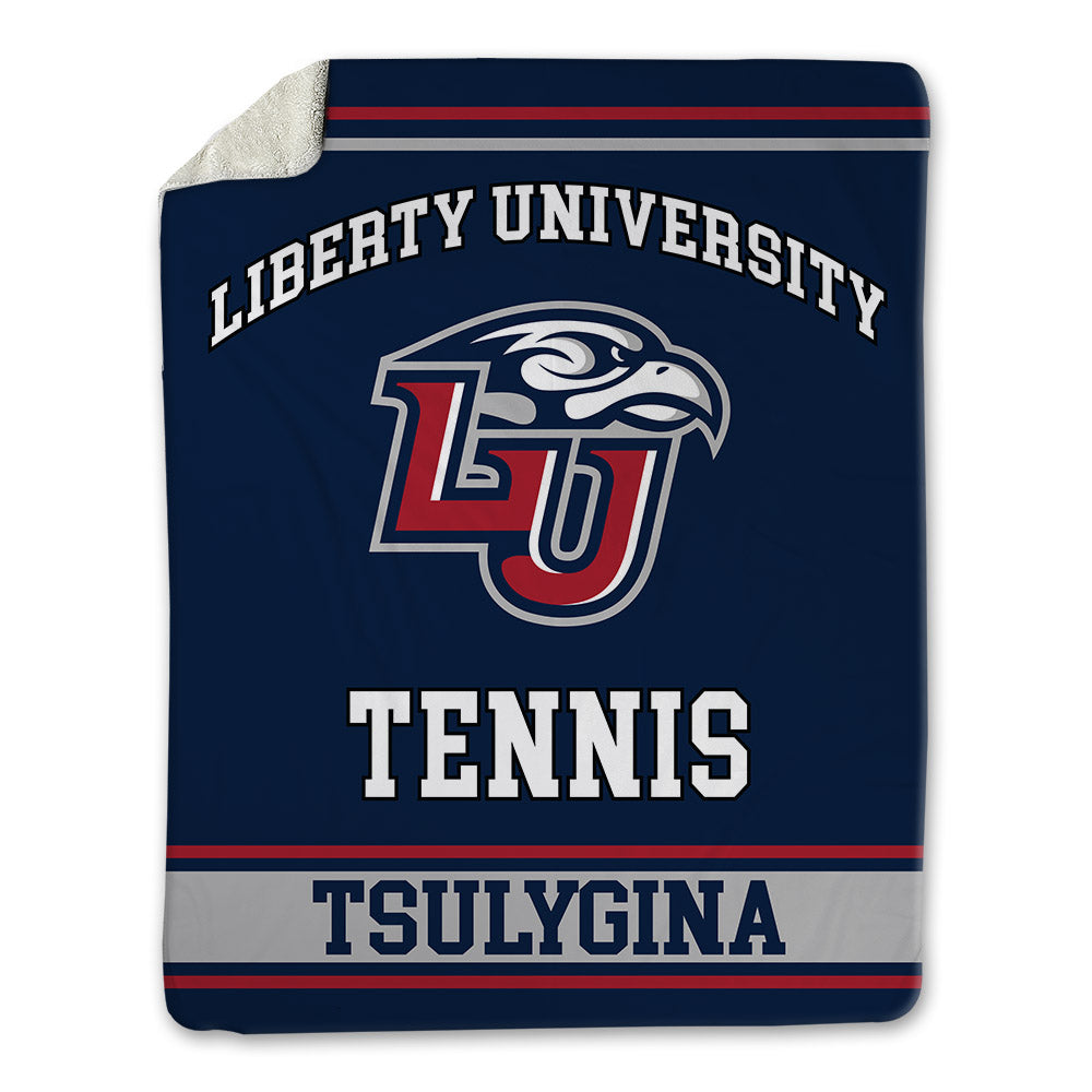 Liberty - NCAA Women's Tennis : Milana Tsulygina - Blanket-0