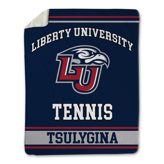 Liberty - NCAA Women's Tennis : Milana Tsulygina - Blanket-0