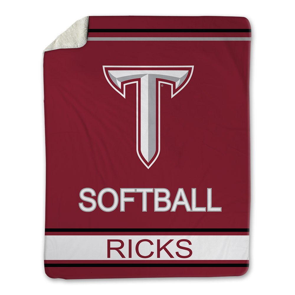 Troy - NCAA Softball : Kyye Ricks - Blanket-1