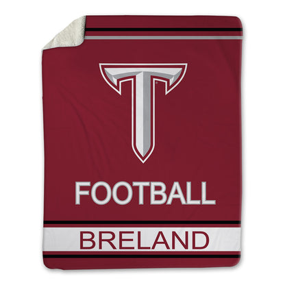 Troy - NCAA Football : Antwone Breland - Blanket-1