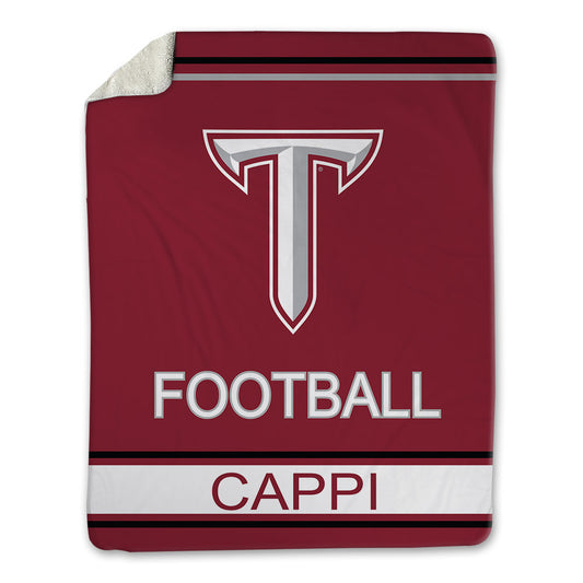 Troy - NCAA Football : Tyler Cappi - Blanket-0