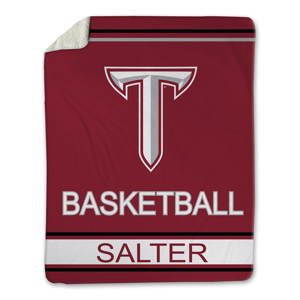 Troy - NCAA Women's Basketball : Detavia Salter - Blanket-0