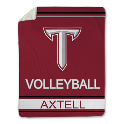 Troy - NCAA Women's Volleyball : Ashlynn Axtell - Blanket-0
