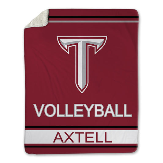 Troy - NCAA Women's Volleyball : Ashlynn Axtell - Blanket-0
