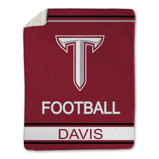 Troy - NCAA Football : RaKeem Davis - Blanket-0