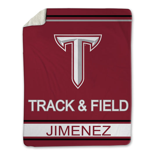 Troy - NCAA Women's Track & Field : Jasmine Jimenez - Blanket-0