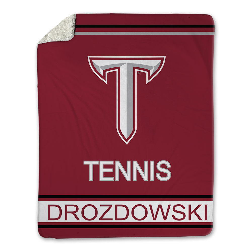 Troy - NCAA Men's Tennis : Thiago Drozdowski - Blanket-1