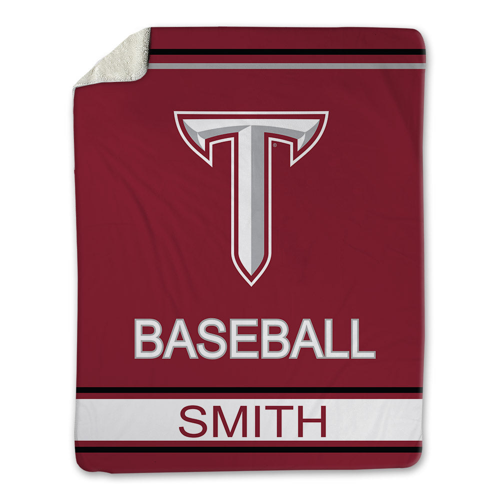 Troy - NCAA Baseball : Hayden Smith - Blanket-1