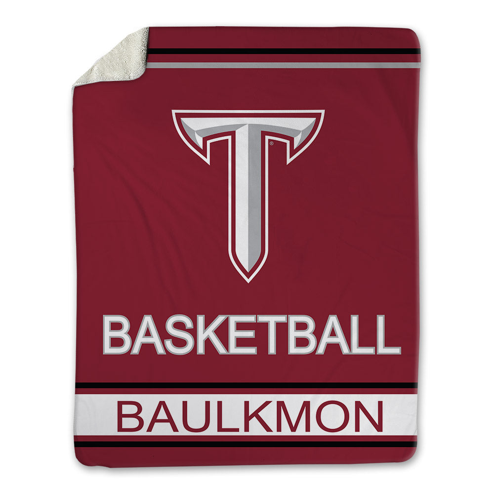 Troy - NCAA Women's Basketball : Kareem Baulkmon - Blanket-1