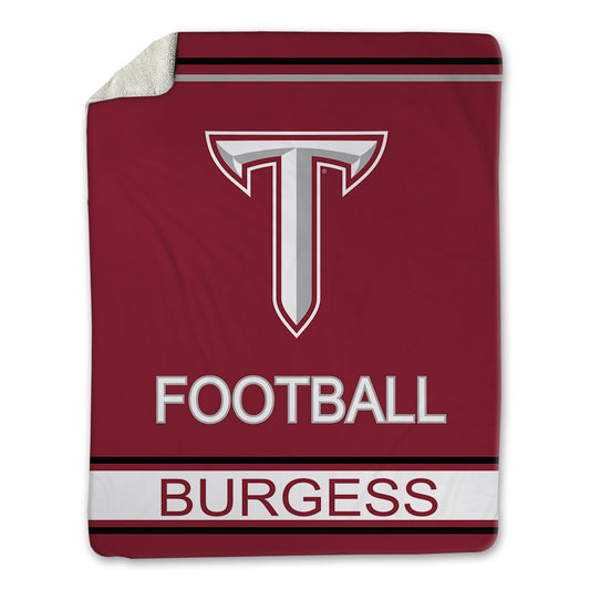 Troy - NCAA Football : Bryce Burgess - Blanket-0