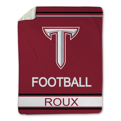 Troy - NCAA Football : Jeremiah Roux - Blanket-0