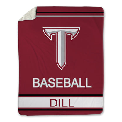 Troy - NCAA Baseball : Matthew Dill - Blanket-1